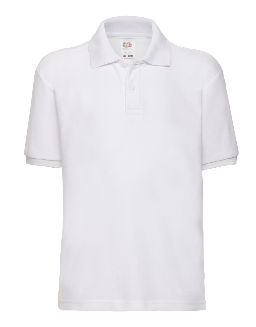 63417 FOTL Kids 65/35 Polo - White - 63417