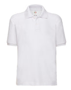 63417 FOTL Kids 65/35 Polo - White - 63417