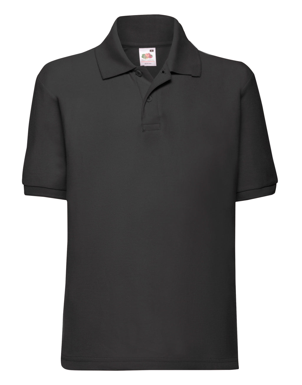 63417 FOTL Kids 65/35 Polo - Black - 63417