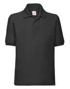 63417 FOTL Kids 65/35 Polo - Black - 63417