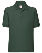 63417 FOTL Kids 65/35 Polo - Bottle Green - 63417