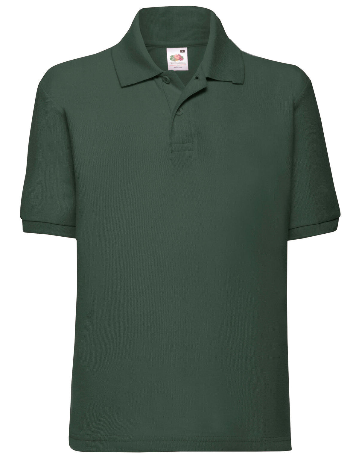 63417 FOTL Kids 65/35 Polo - Bottle Green - 63417