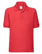 63417 FOTL Kids 65/35 Polo - Red - 63417