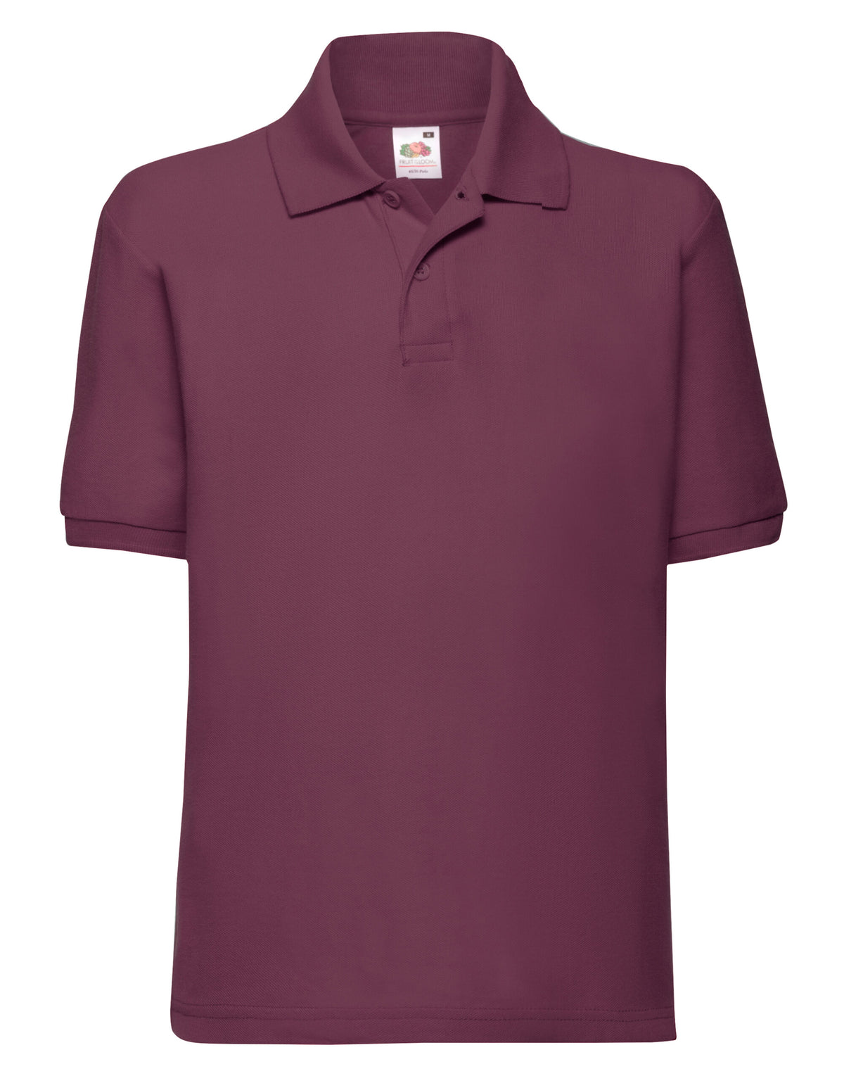 63417 FOTL Kids 65/35 Polo - Burgundy - 63417