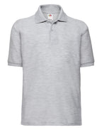 63417 FOTL Kids 65/35 Polo - Heather Grey - 63417