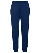 64026 FOTL Mens Classic Elastic Cuff Jog Pants - Navy Blue - 64026