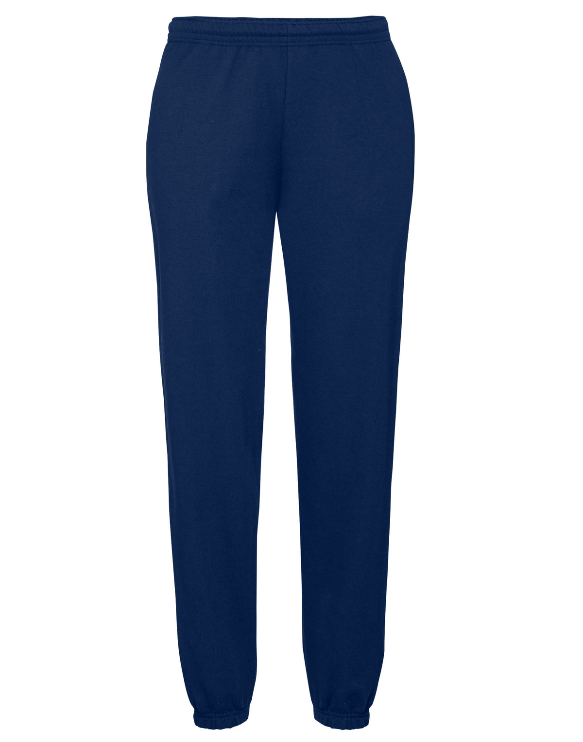 64026 FOTL Mens Classic Elastic Cuff Jog Pants - Navy Blue - 64026