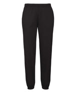 64026 FOTL Mens Classic Elastic Cuff Jog Pants - Black - 64026