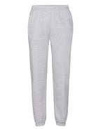 64026 FOTL Mens Classic Elastic Cuff Jog Pants - Heather Grey - 64026