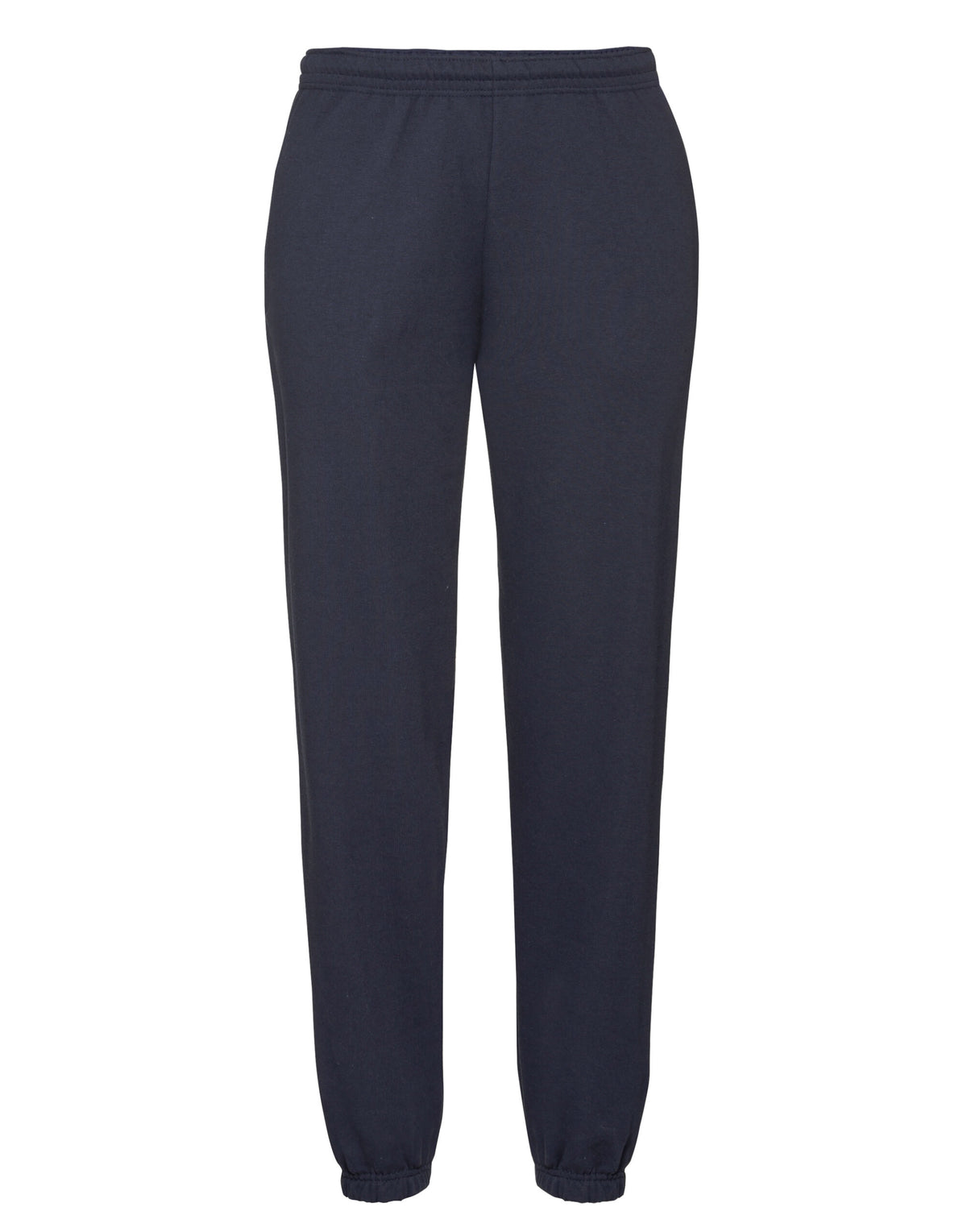 64026 FOTL Mens Classic Elastic Cuff Jog Pants - Deep Navy - 64026