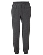 64026 FOTL Mens Classic Elastic Cuff Jog Pants - Dark Heather - 64026