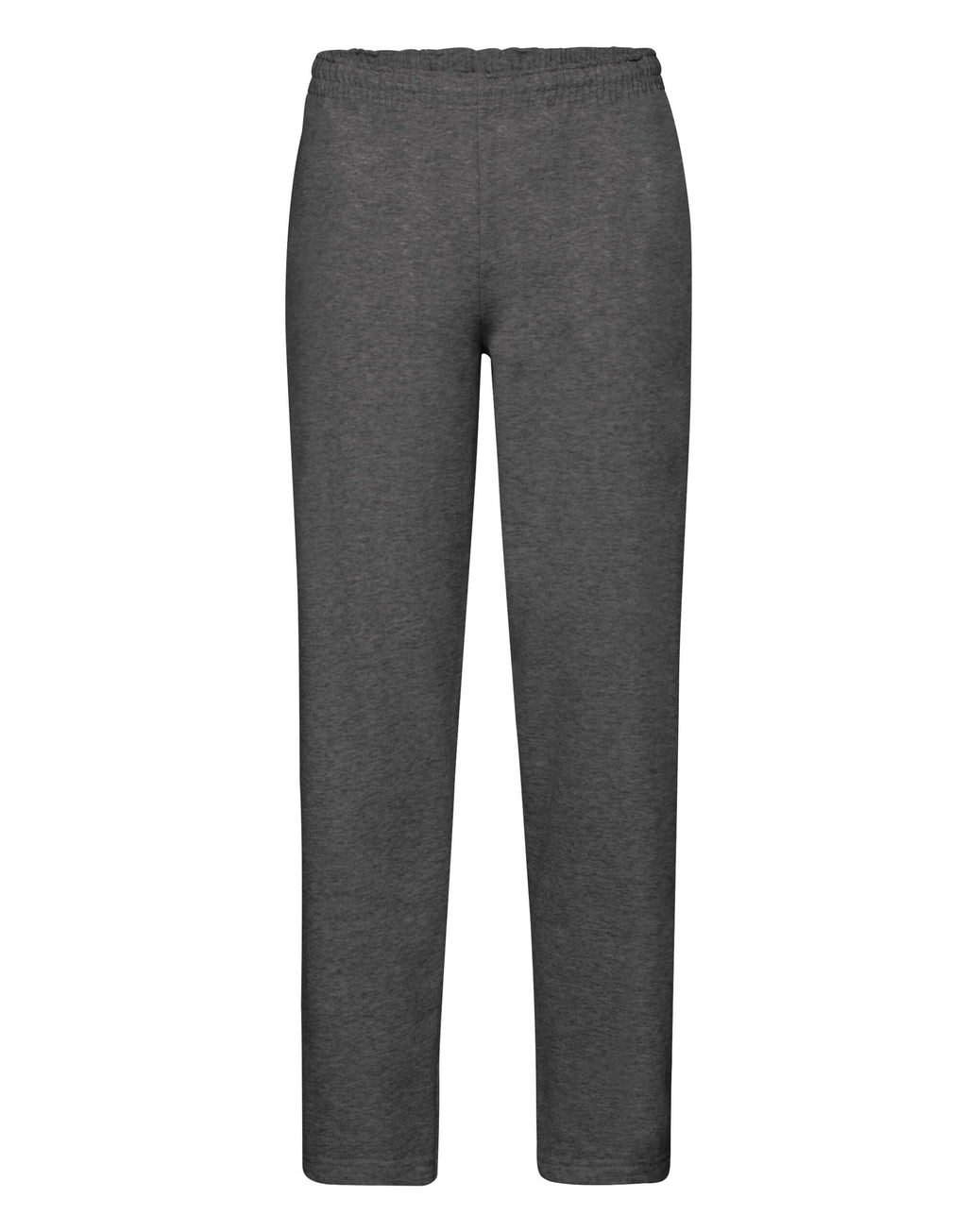 64032 FOTL Mens Classic Open Hem Jog Pants - Dark Heather - 64032