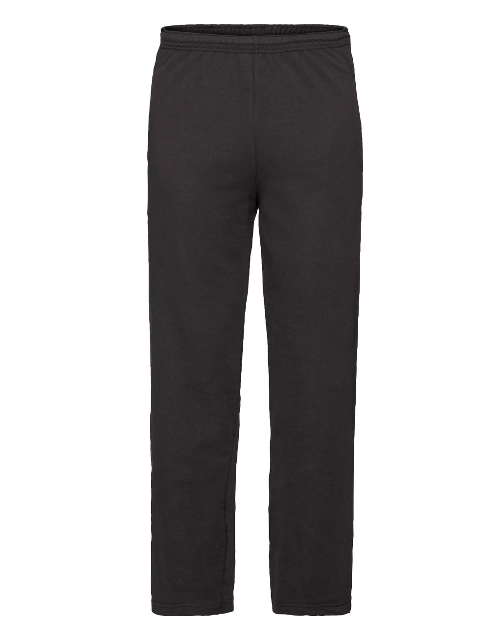 64038 FOTL Mens Lightweight Open Hem Jog Pants - Black - 64038