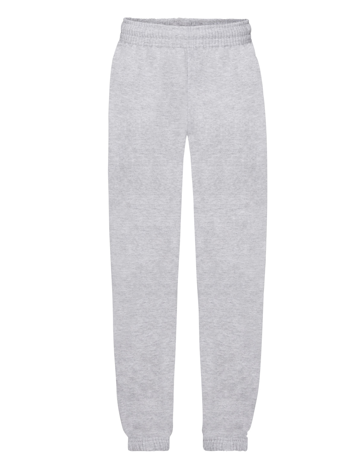 64051 FOTL Kids Classic Elastic Cuff Jog Pants - Heather Grey - 64051