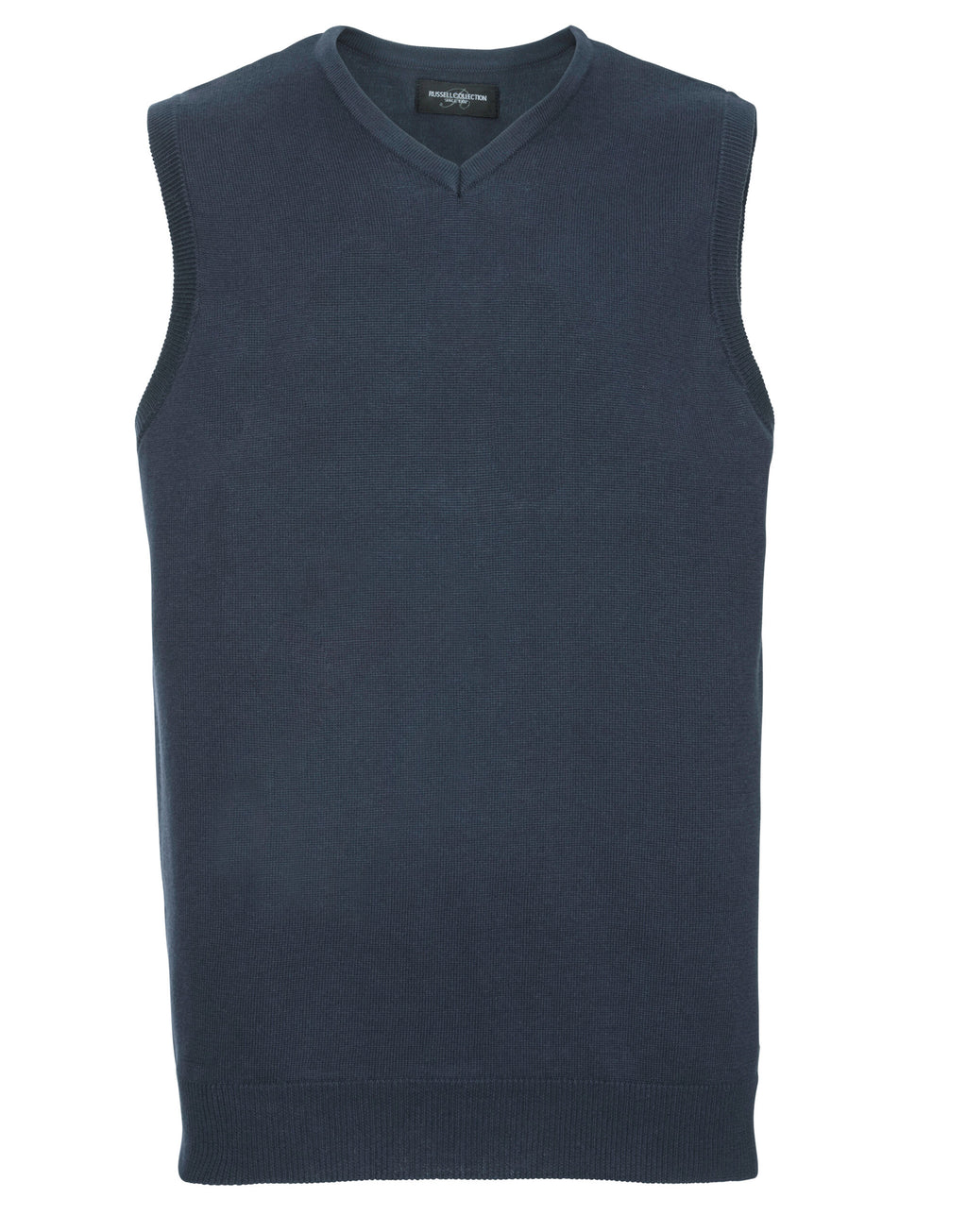716M Russell Collection VNeck S'Less Pullover - French Navy - 716M
