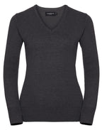 Russell Collection Ladies VNeck Pullover