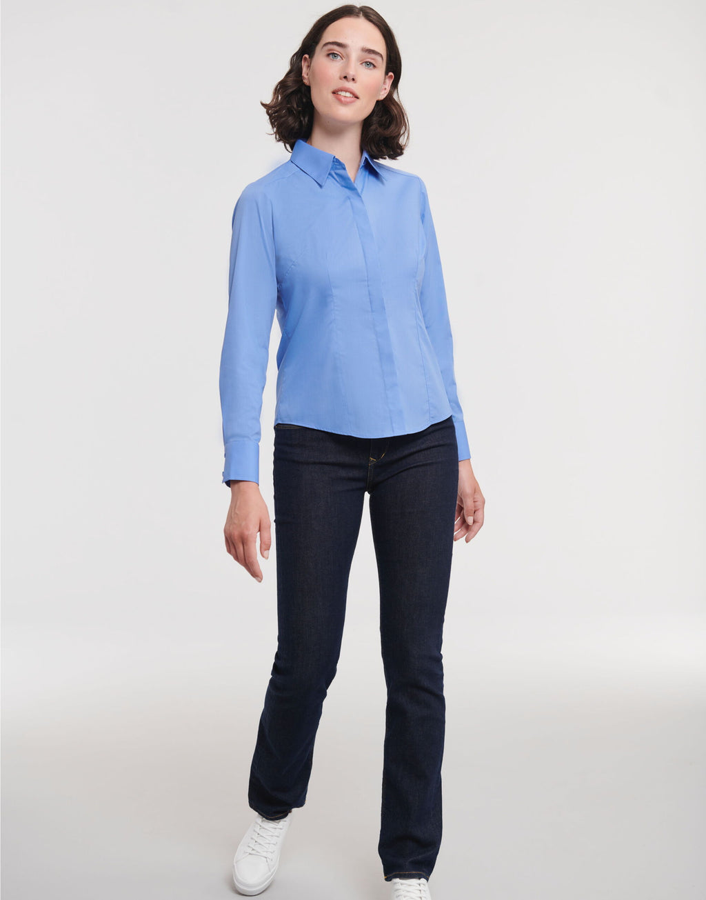 Russell Collection Lady LS Fitted Poplin