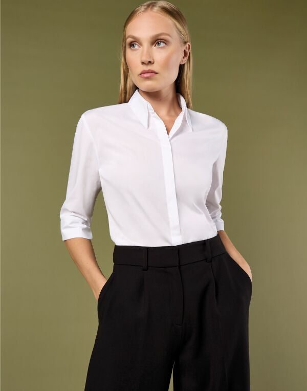 Kustom Kit Ladies 3/4 Continental Blouse