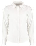 Kustom Kit Lady LS Tailored Poplin Shirt