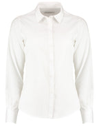 Kustom Kit Lady LS Tailored Poplin Shirt