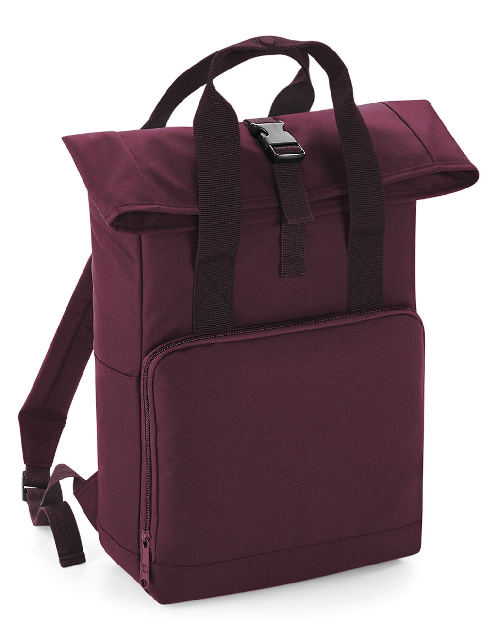 BG118 Bagbase Twin Handle Roll-Top Backpack - Burgundy - BG118