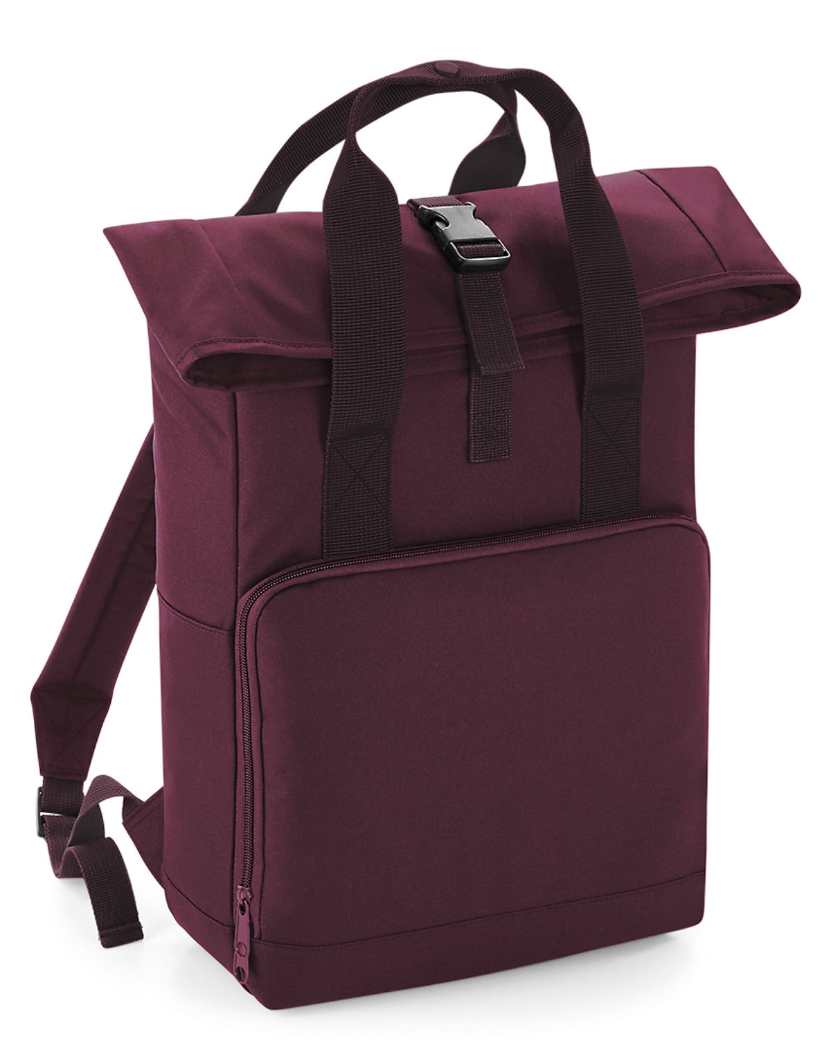 BG118 Bagbase Twin Handle Roll-Top Backpack - Burgundy - BG118