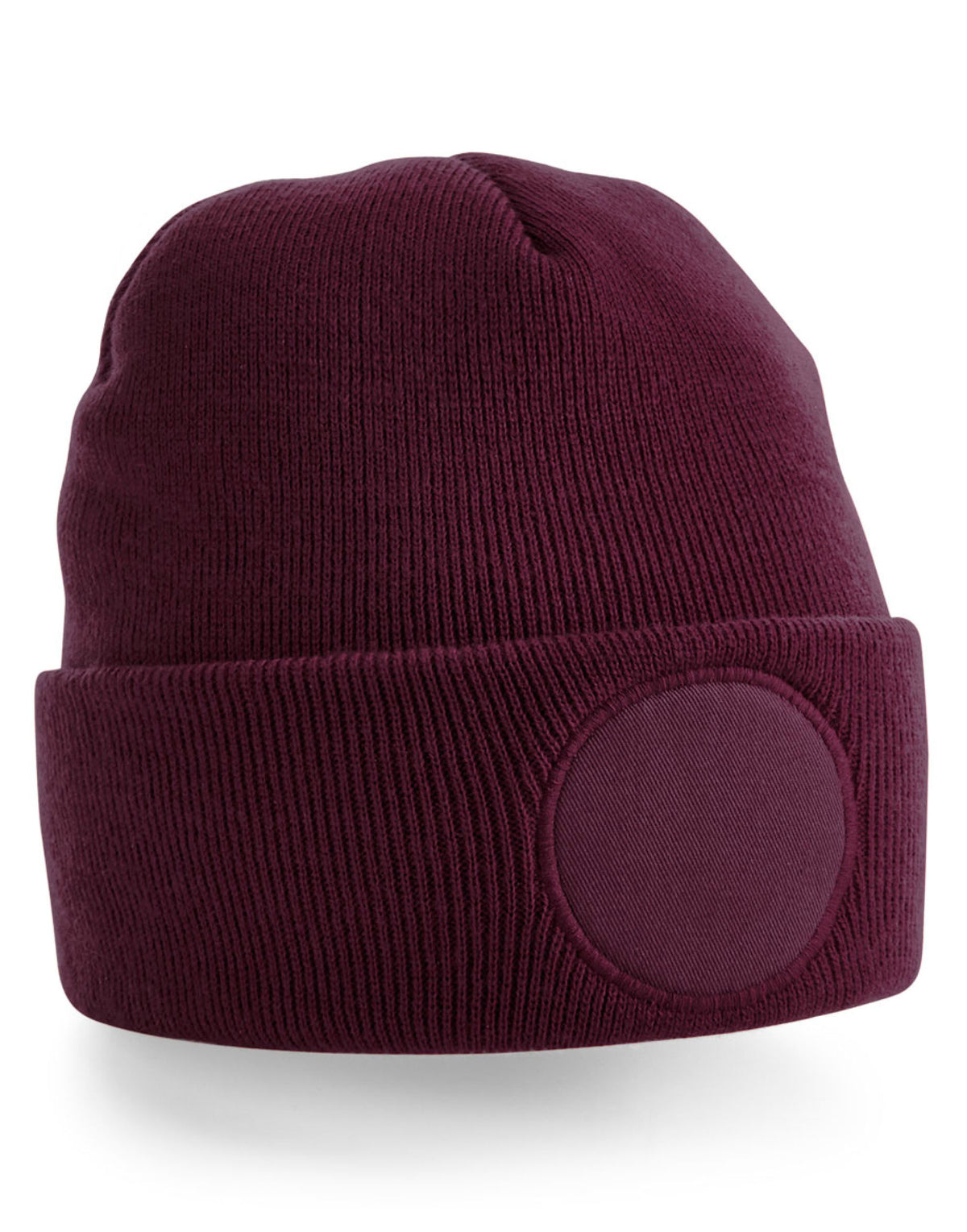 B446 Beechfield Circular Patch Beanie