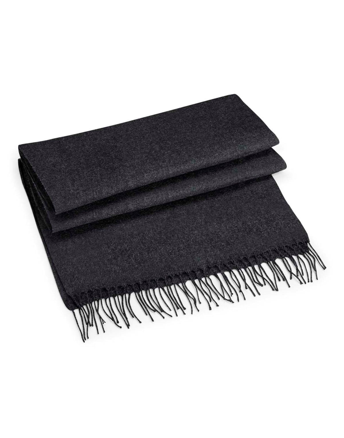B500 Beechfield Classic Woven Scarf - Charcoal - B500