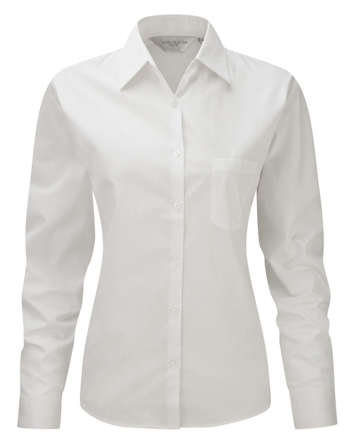 Russell Collection Lady LS PureCot Shirt