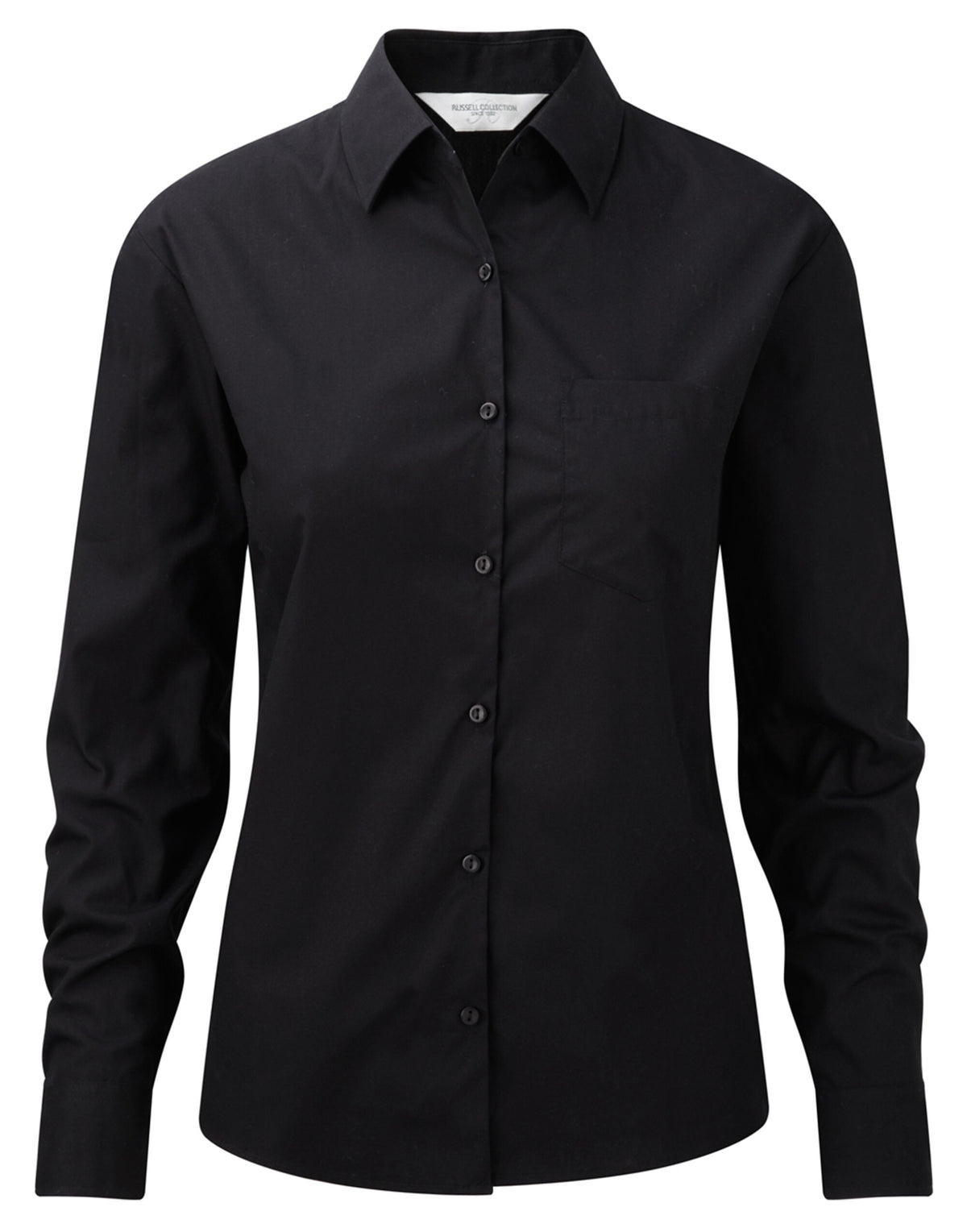 Russell Collection Lady LS PureCot Shirt