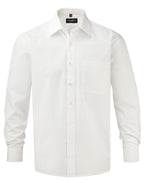 Russell Collection Mens LS PureCot Shirt