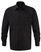 Russell Collection Mens LS PureCot Shirt