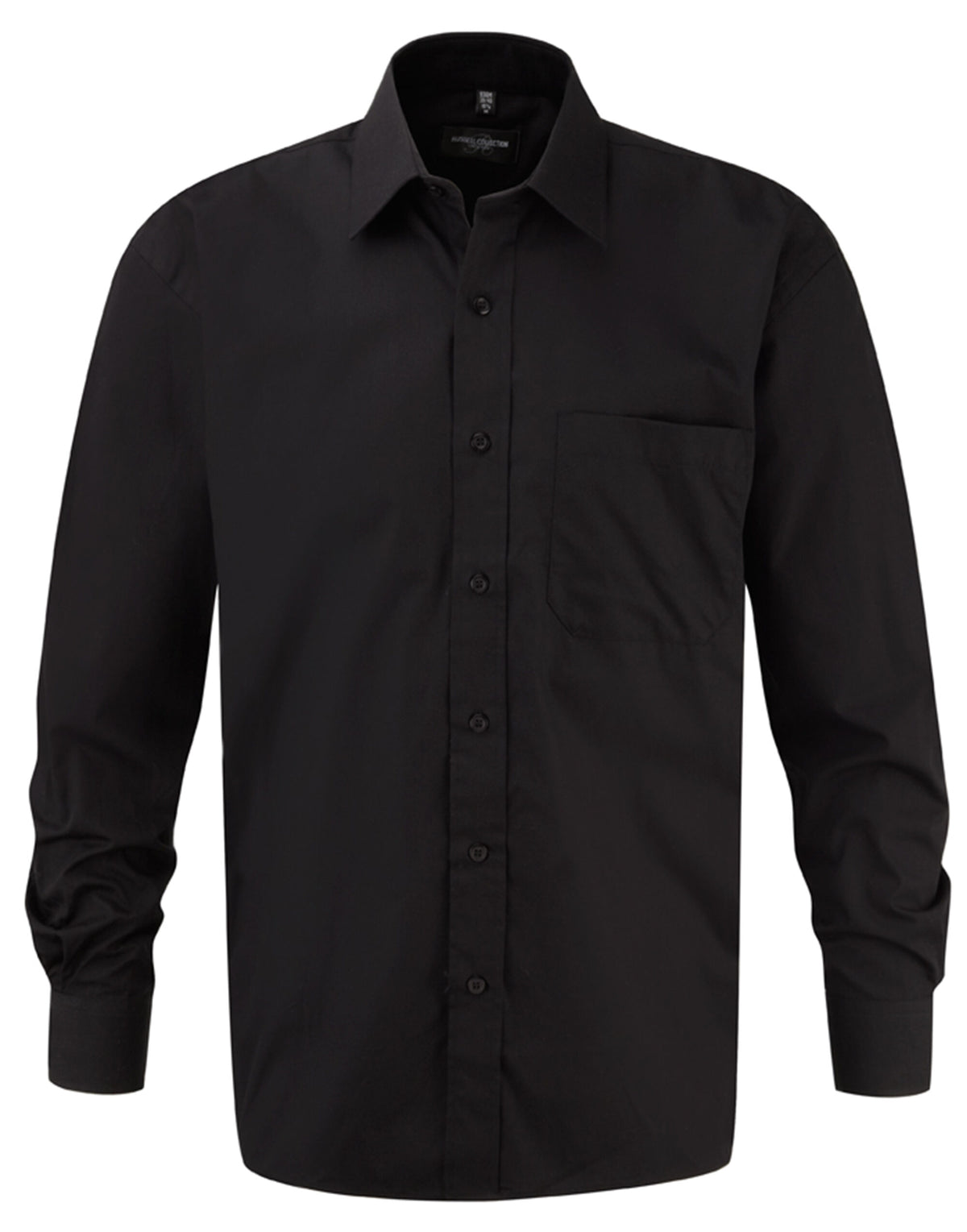 Russell Collection Mens LS PureCot Shirt