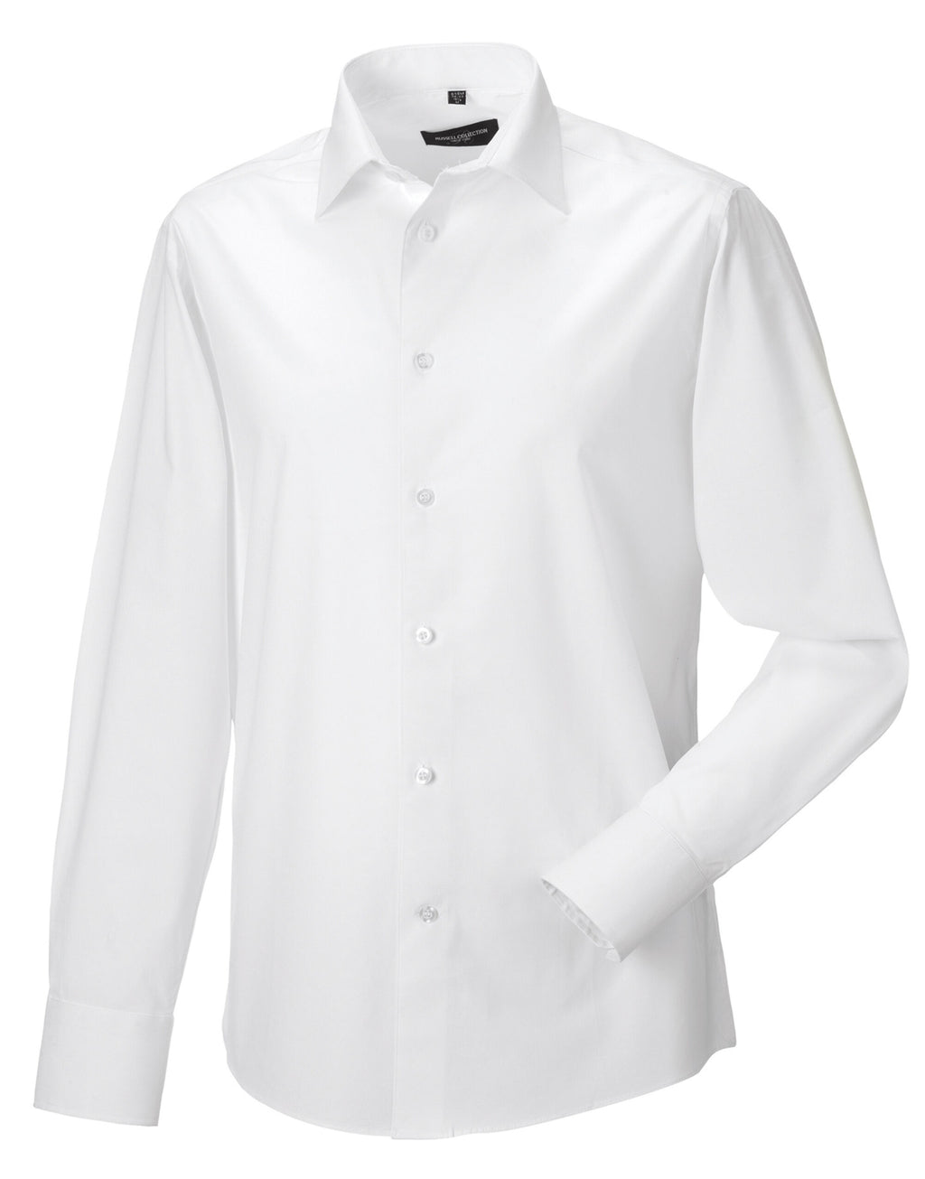 Russell Collection Mens LS Stretch Shirt