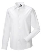 Russell Collection Mens LS Stretch Shirt