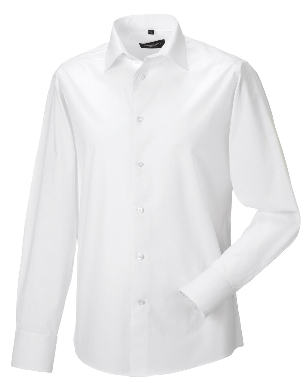 Russell Collection Mens LS Stretch Shirt