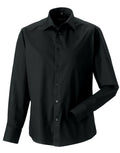 Russell Collection Mens LS Stretch Shirt