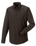 Russell Collection Mens LS Stretch Shirt