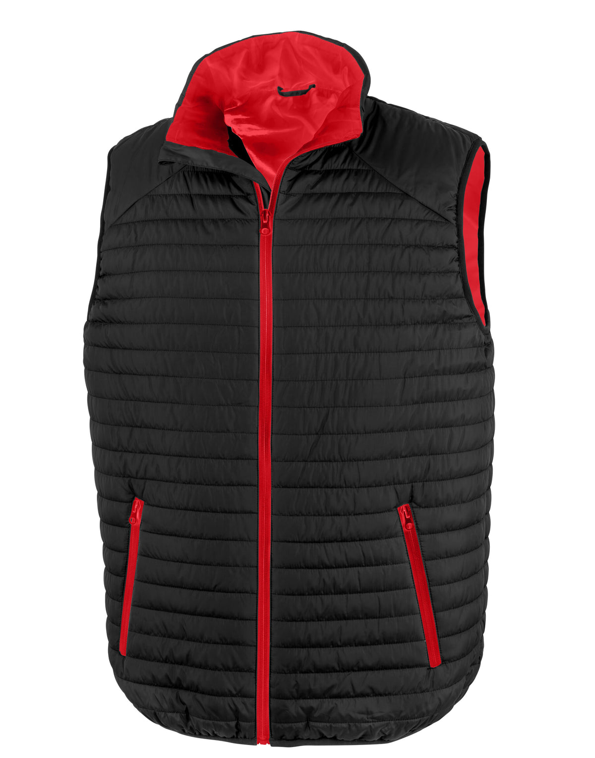 R239X Result Thermoquilt Gilet - Black/Red - R239X