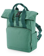 BG118S Bagbase Mini Recycled Roll Top Backpack - Sage - BG118S
