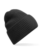 B384R Beechfield Oversized Cuffed Beanie - Charcoal - B384R