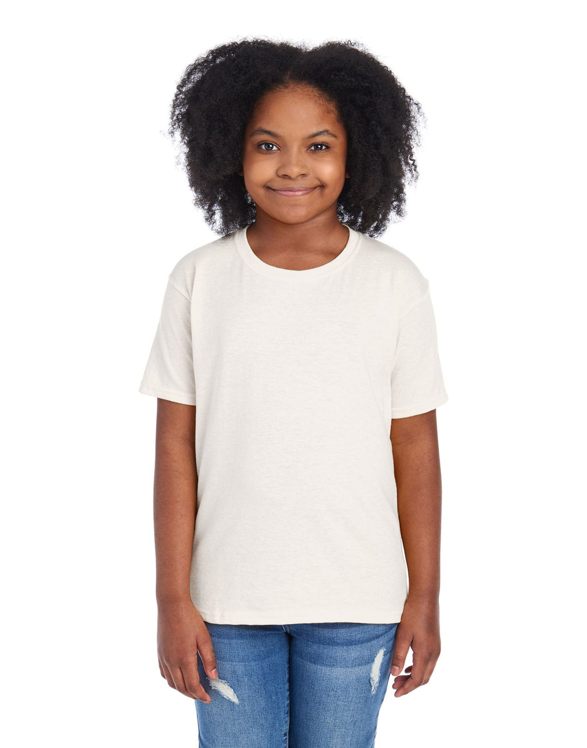 0S470Y0 Jerzees Eco Youth Premium Organic T - Natural - 0S470Y0