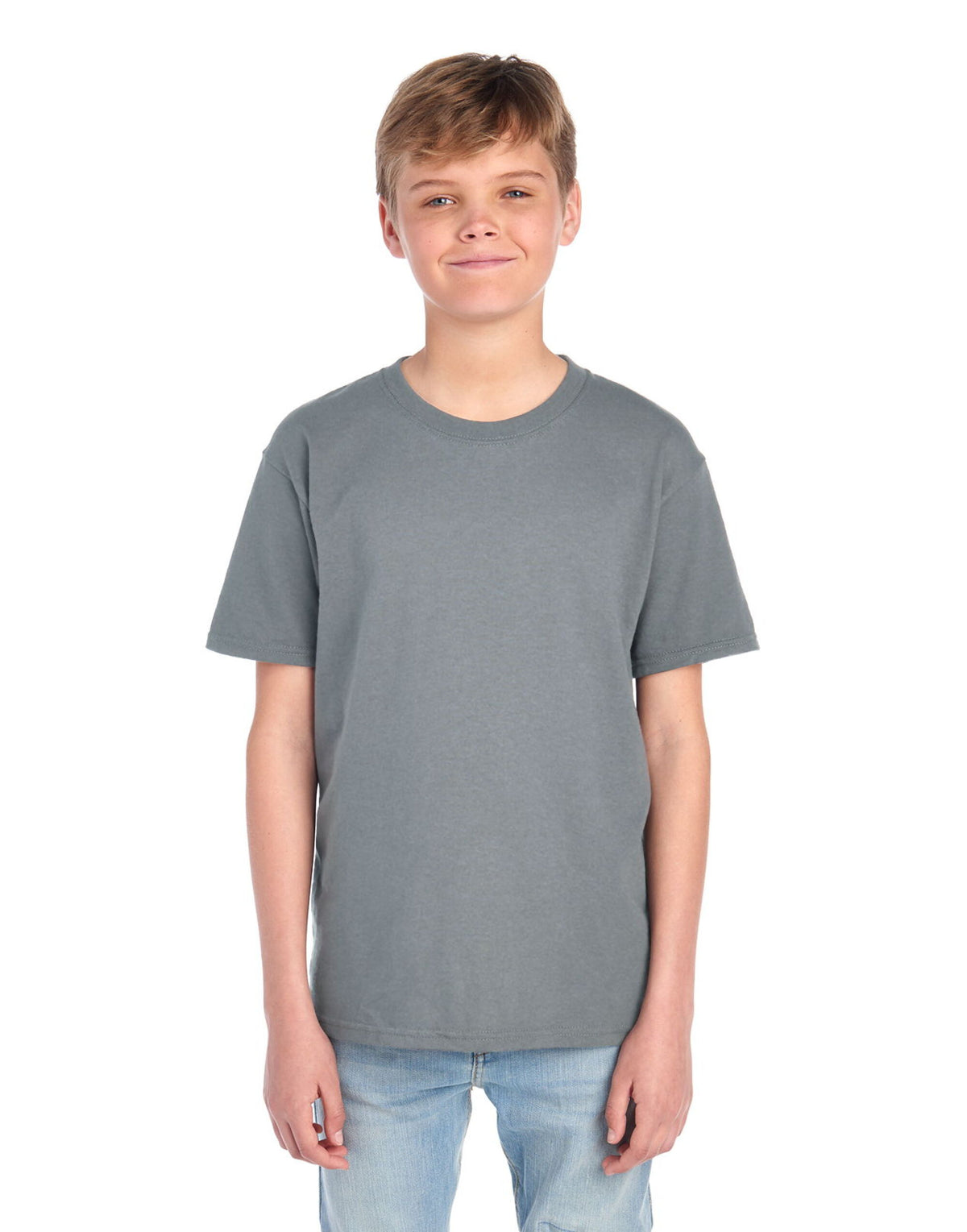 0S470Y0 Jerzees Eco Youth Premium Organic T - Rock - 0S470Y0