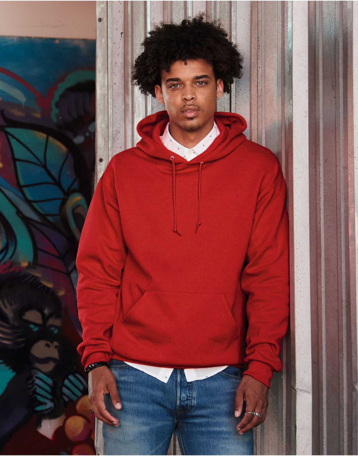 0S996M0 Jerzees NuBlend® Hooded Sweatshirt