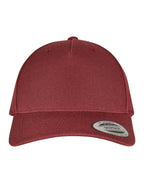 5789M Flexfit YP Classics 5 Panel Premium Cap - Maroon - 5789M