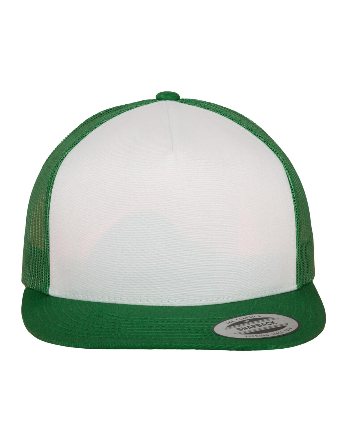 6006W Flexfit Classic Trucker - Kelly/White/Kelly - 6006W