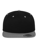 6089MT Flexfit Two Tone Classic Snapback Cap - Black/Silver - 6089MT