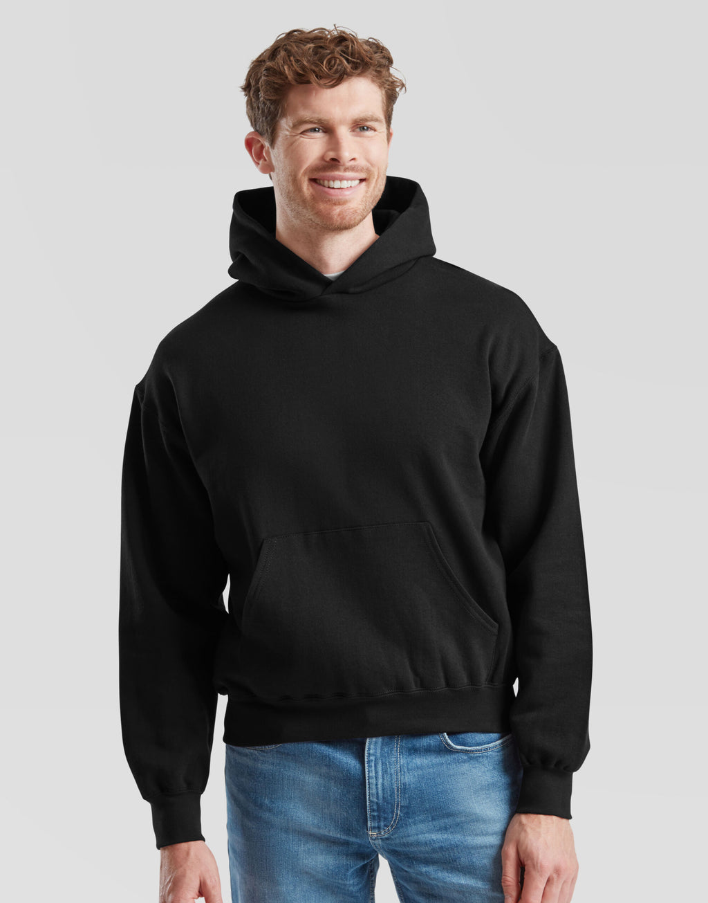 62278 FOTL Supercotton Hooded Sweat - Black - 62278
