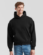 62278 FOTL Supercotton Hooded Sweat - Black - 62278