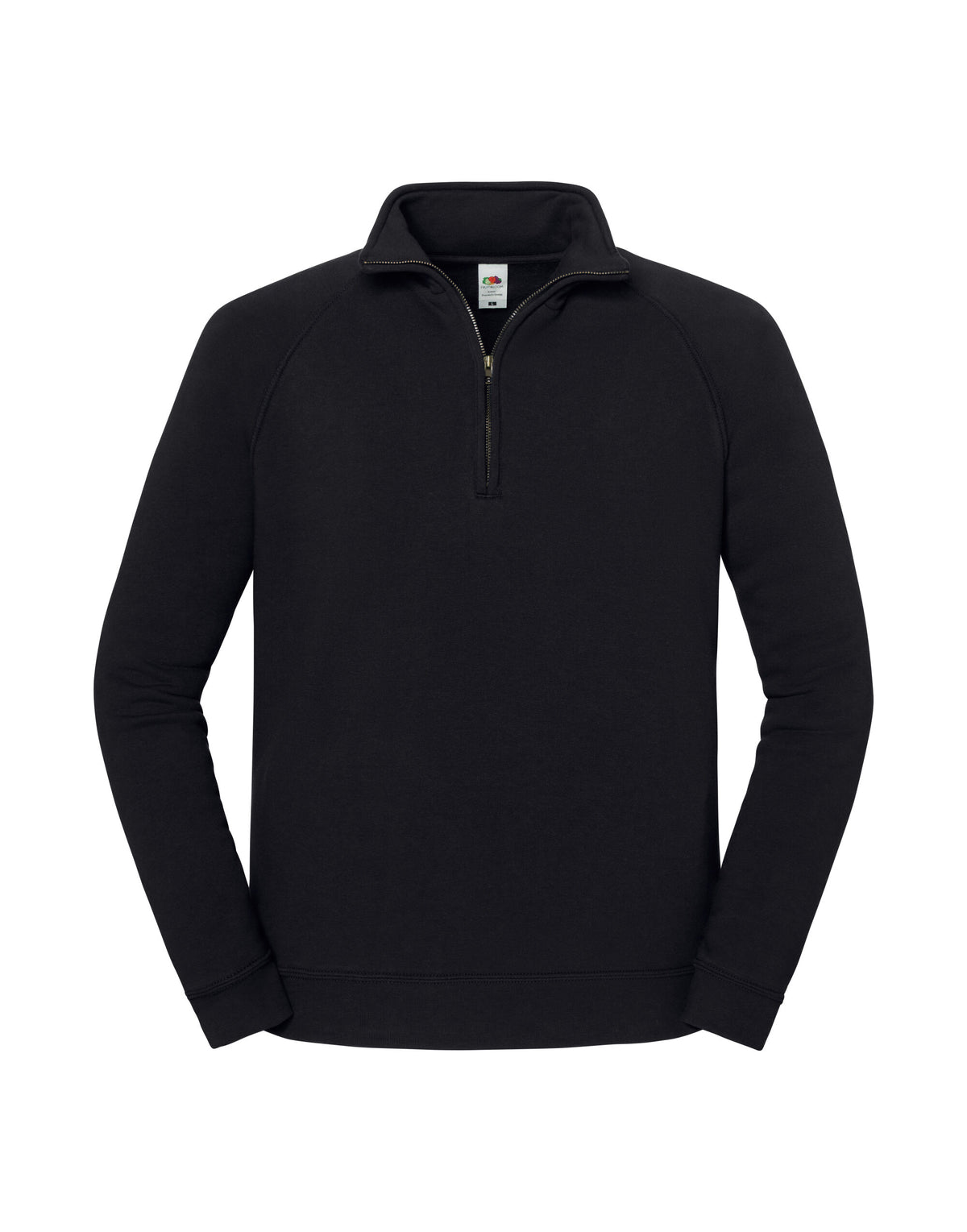 62288 FOTL Iconic Premium Zip Neck Sweat - Black - 62288